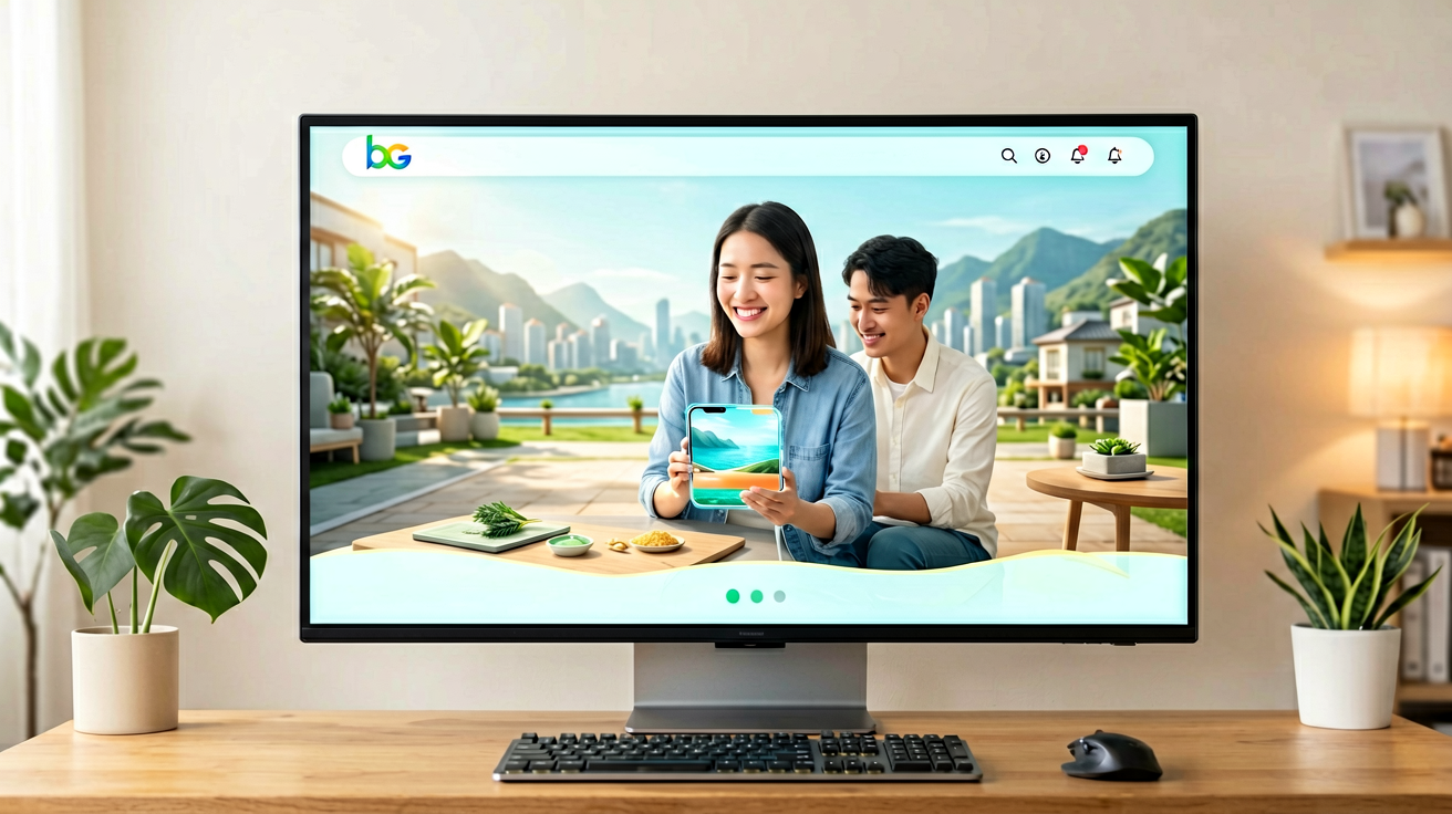 BG大游平台桌面端使用场景，展示大屏幕下的完整功能体验